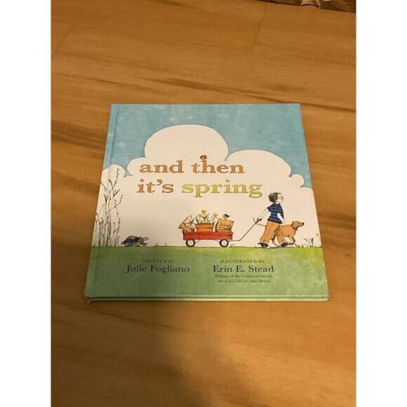 Kohls Cares Green Plush Turtle & "And Then Its Spring" Childrens Book Set - Picture 3 of 11